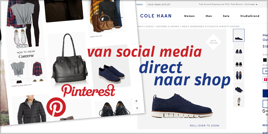 Belangrijke retail-verkoopkanalen: web, mobiel, social media en winkel