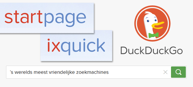 Zoekmachines die uw privacy wél waarborgen! 